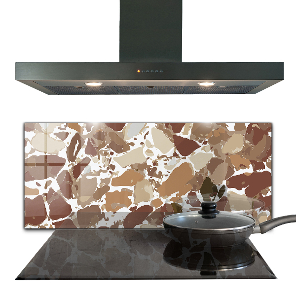 Küchenrückwand Fliesenspiegel Terrazzo-Naturstein