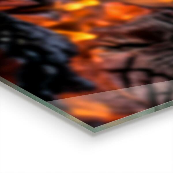 Küchenrückwand Fliesenspiegel Brennendes Lagerfeuer