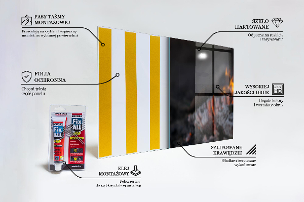 Küchenrückwand Fliesenspiegel Brennendes Lagerfeuer
