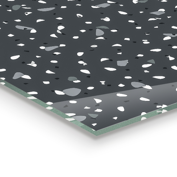 Küchenrückwand Fliesenspiegel Terrazzo-Steinstruktur