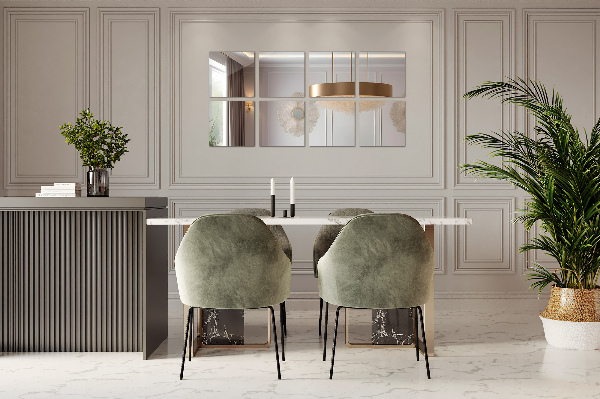 Spiegelfliesen selbstklebend 6 Stk. 30X30 cm