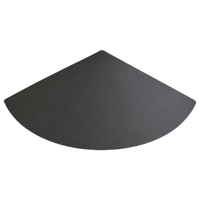 Viertelkreisförmige Grillunterlage Terrasse 100x100 cm
