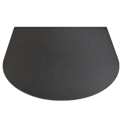 Halbovale Grillunterlage 80x70 cm