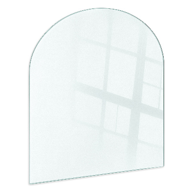Semi-ovale transluzente Glasplatte für Öfen 100x100 cm