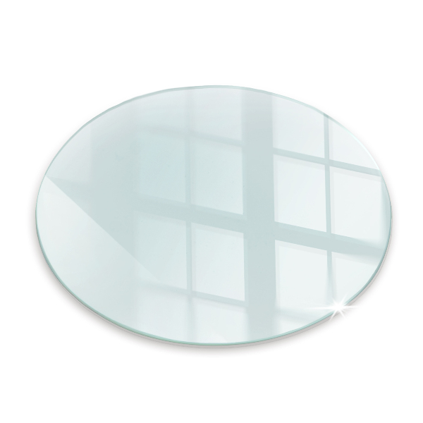 Glasplatte für Kaminöfen rechteckig fi90 cm