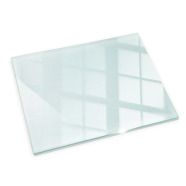 Kamin Glasplatte rechteckig 120x80 cm