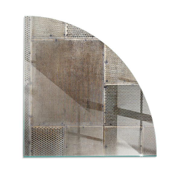 Glasplatte unter Kaminöfen Lochblechmuster