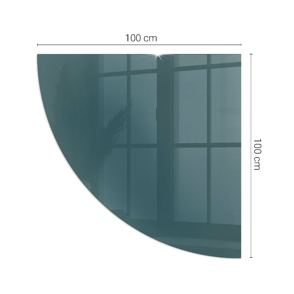 Vorlegeplatte für Kaminöfen Meeresfarbe