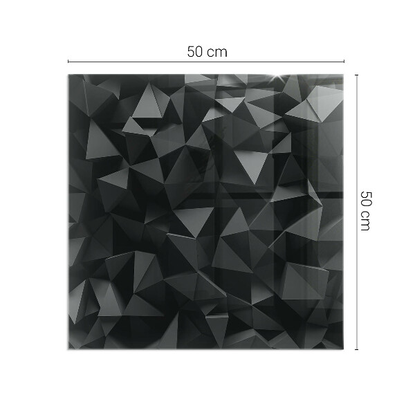 Quadratische Glasplatte für Öfen Dreidimensionale Geometrie