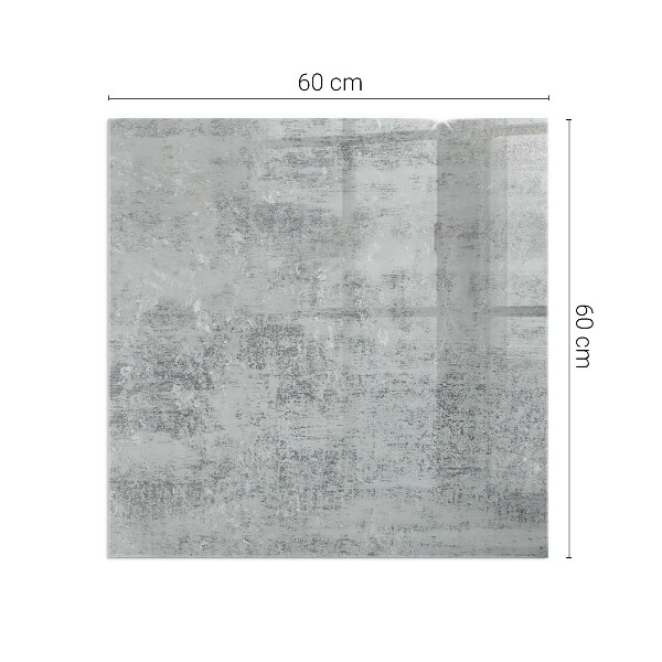 Quadratische Funkenschutzplatte aus Glas Abstrakte Hintergrundtextur