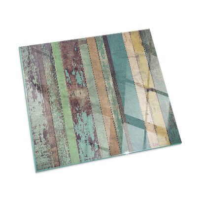 Quadratische Glasplatte für Kamin Bretter in verschiedenen Farbtönen