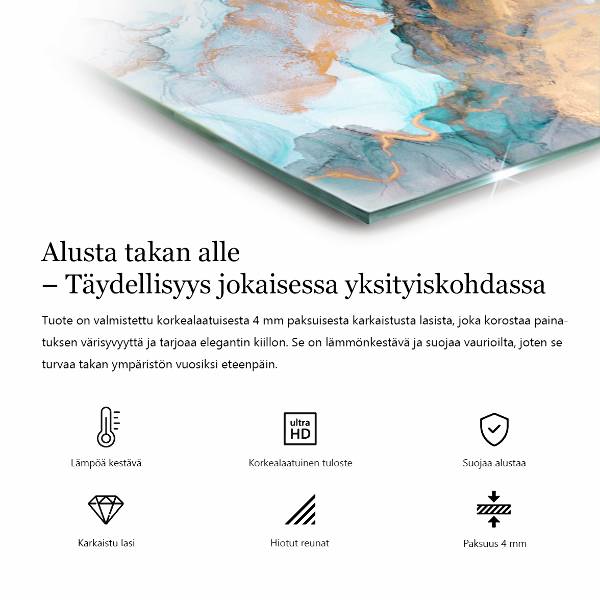 Quadratische Glasplatte für Öfen Rosttextur im Hintergrund