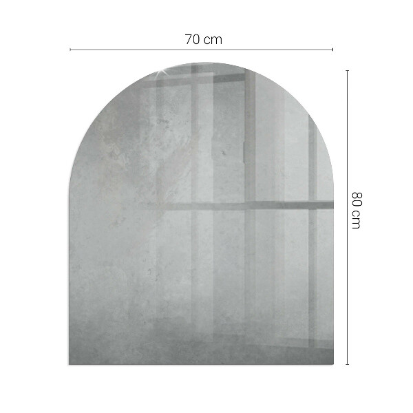Kamin Glasplatte Betonstruktur mit Effekt