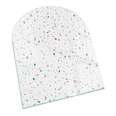 Glasplatte für Kaminöfen Muster mit kleinen Formen