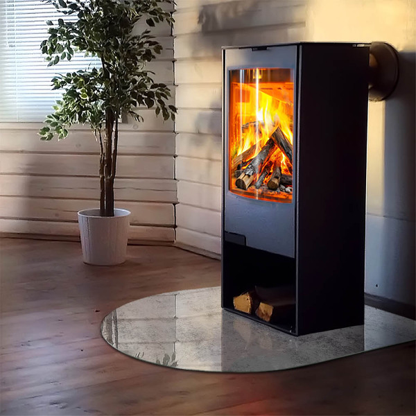 Glasplatte für Kaminöfen Abstrakte Hintergrundtextur