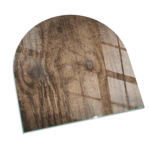 Funkenschutzplatte Kaminöfen Natürliche Holzmaserung