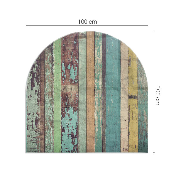 Kamin Glasplatte Bretter in verschiedenen Farbtönen