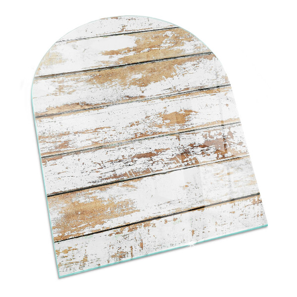 Funkenschutzplatte Kaminöfen Beschädigtes Holzbrett