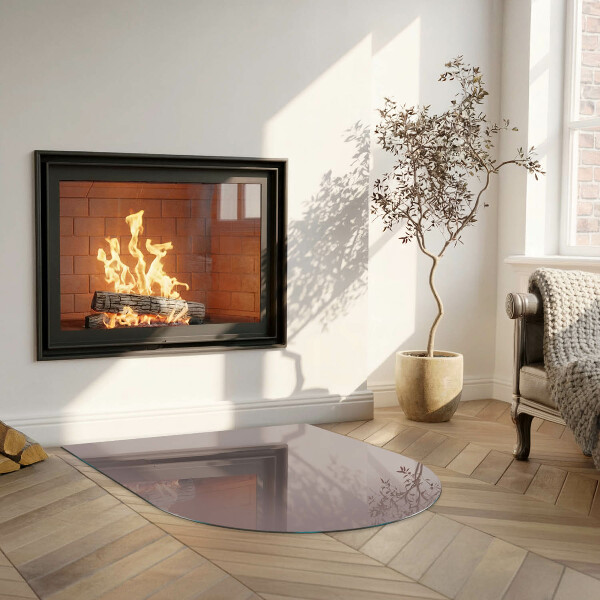 Funkenschutzplatte Kaminöfen Farbe Beige