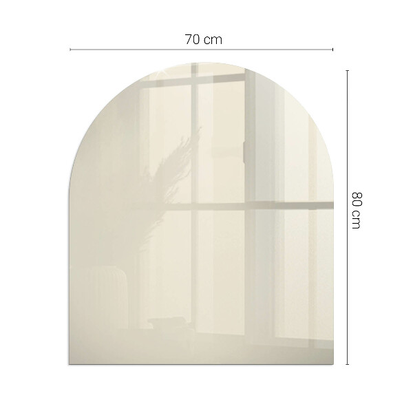 Kamin Glasplatte Farbe Beige