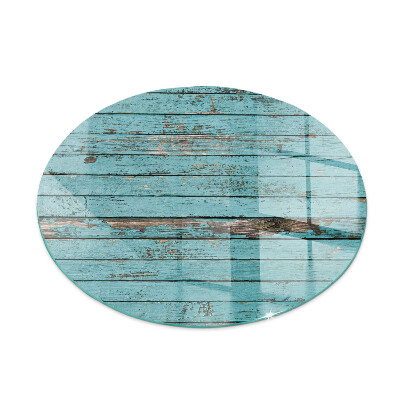 Runde Glasplatte für Kaminöfen Bretter im rustikalen Stil