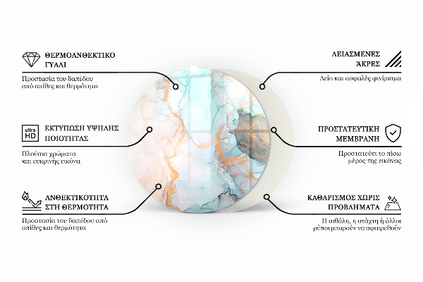 Runde Funkenschutzplatte Kaminöfen Farbe Grau