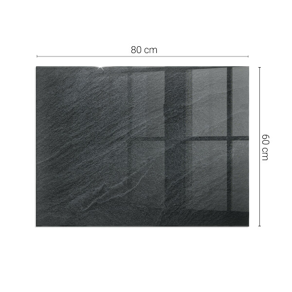 Rechteckige Funkenschutzplatte aus Glas Natürliche Steinstruktur