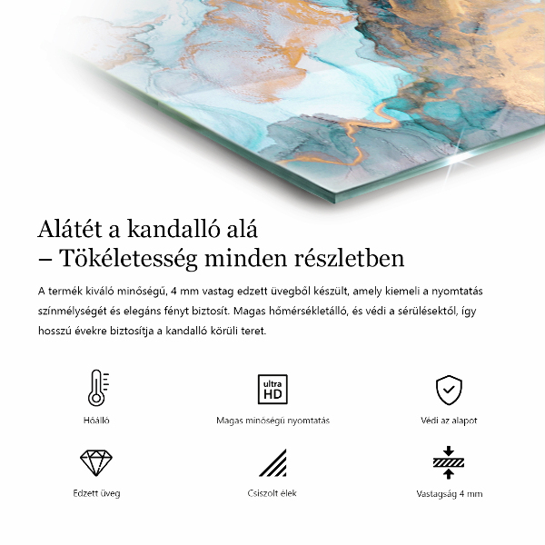 Rechteckige Funkenschutzplatte aus Glas Marmormuster mit Adern