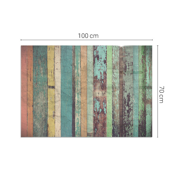 Rechteckige Glasplatte für Kamin Bretter in verschiedenen Farbtönen