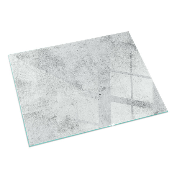 Rechteckige Funkenschutzplatte aus Glas Rohbetonstruktur