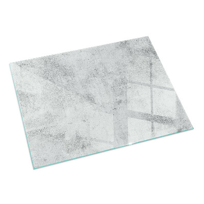 Rechteckige Funkenschutzplatte aus Glas Rohbetonstruktur