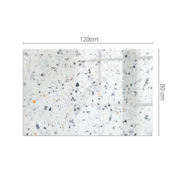 Rechteckige Glasplatte für Öfen Steinmuster mit Partikeln