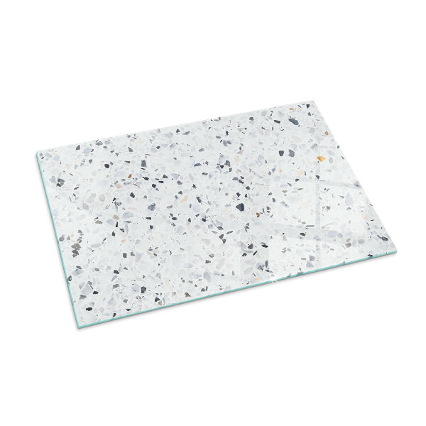 Rechteckige Glasplatte für Öfen Steinmuster mit Partikeln