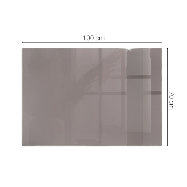 Rechteckige Glasplatte für Öfen Farbe Beige