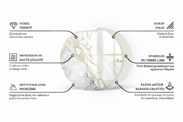 Runde glasplatte für tisch Der Charme von Naturholz