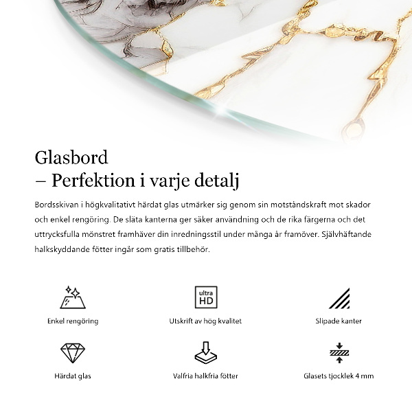 Runde glasplatte für tisch Der Charme von Naturholz