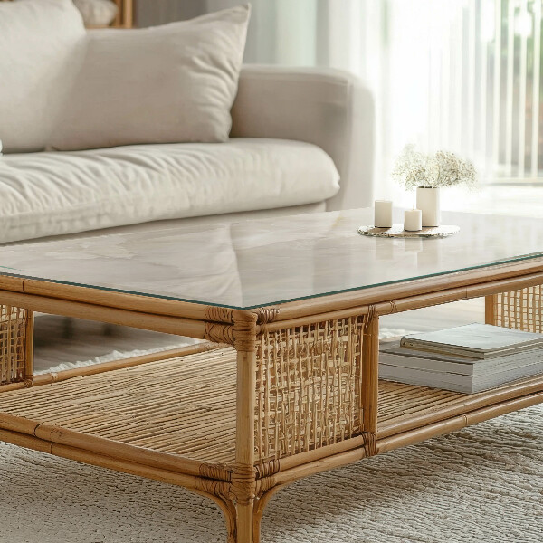 Rechteckige tischplatte glas Marmor-Grafikkomposition