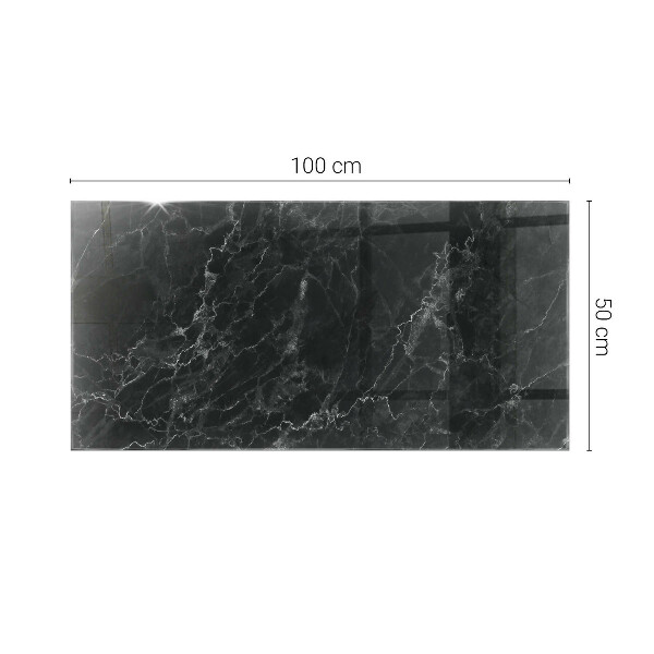 Rechteckige tischplatte glas Marmor mit feinen Adern
