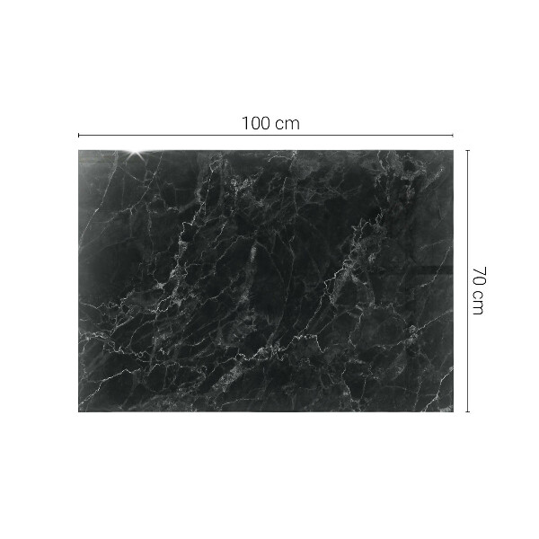 Rechteckige tischplatte glas Marmor mit feinen Adern