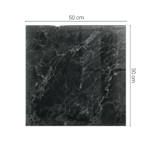 Rechteckige tischplatte glas Marmor mit feinen Adern