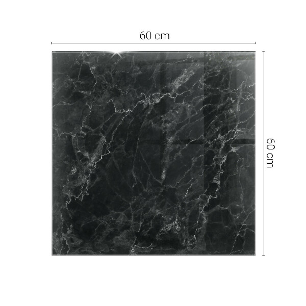 Rechteckige tischplatte glas Marmor mit feinen Adern