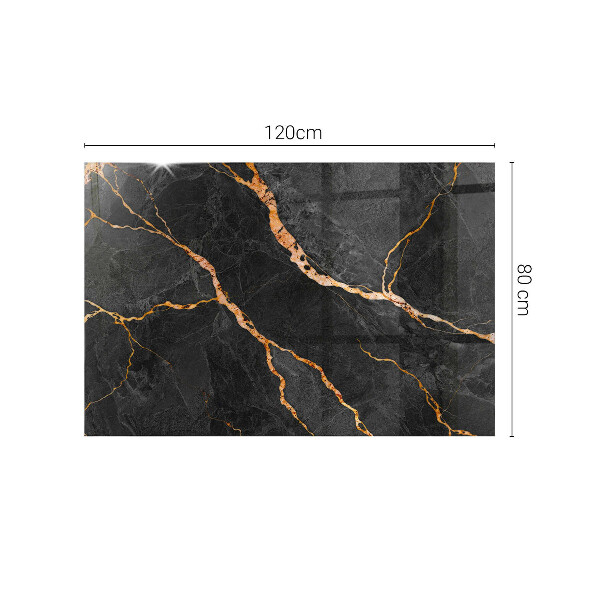 Rechteckige tischplatte glas Marmoradern im Design