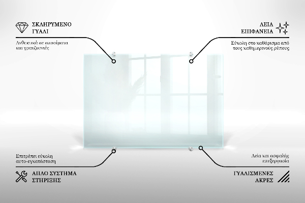 Spritzschutz für die Küche transparent 120x60 cm