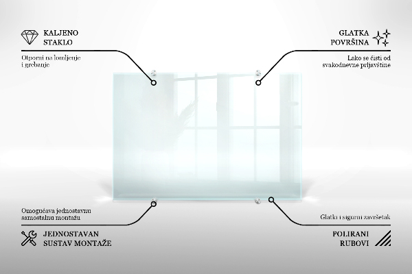 Spritzschutz für die Küche transparent 140x70 cm
