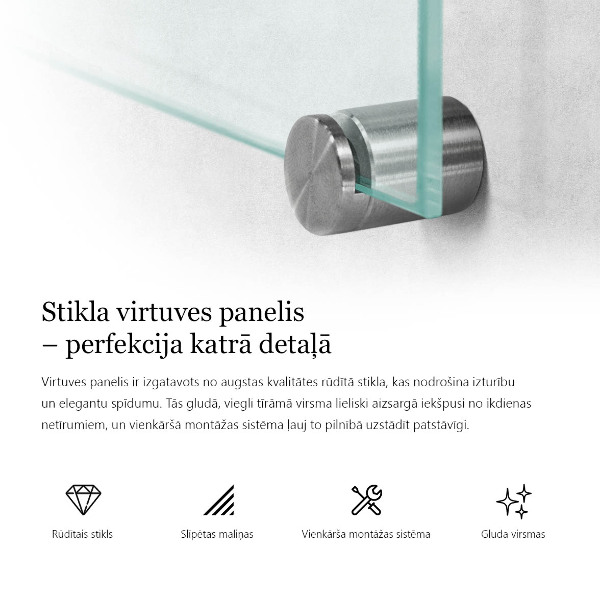 Küchenrückwand transparent 60x40 cm