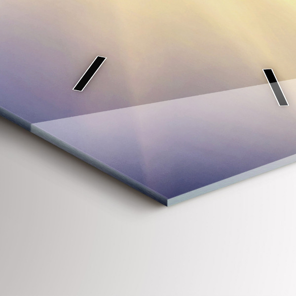 Vertikale Uhr Berglandschaft