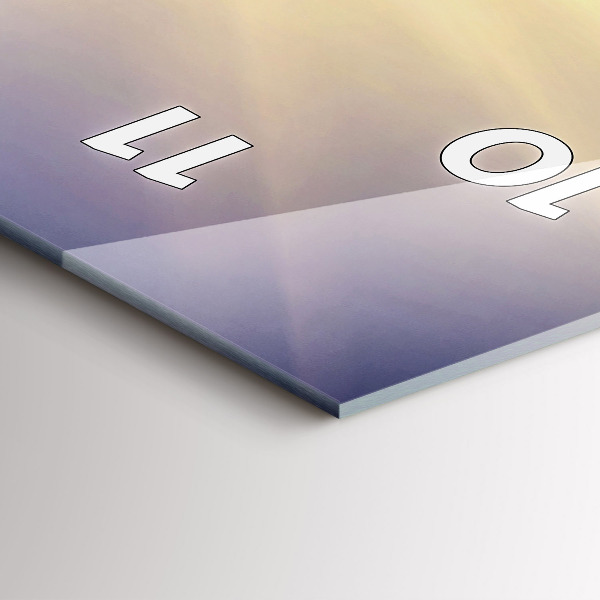 Vertikale Uhr Berglandschaft