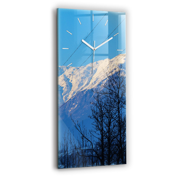 Vertikale Uhr mit motiv Aussicht auf die Berge