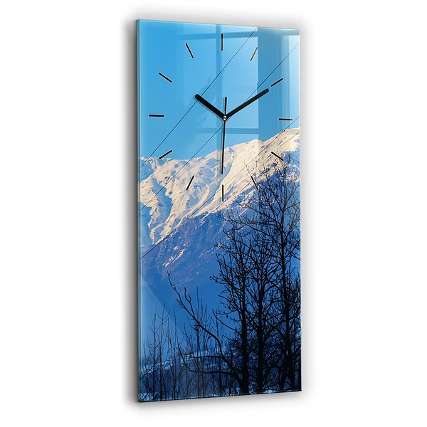 Vertikale Uhr mit motiv Aussicht auf die Berge