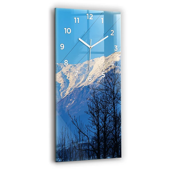 Vertikale Uhr mit motiv Aussicht auf die Berge
